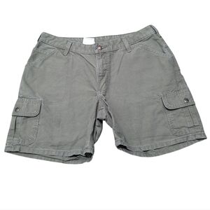 Carhartt Army Green Cargo Shorts Women's 12